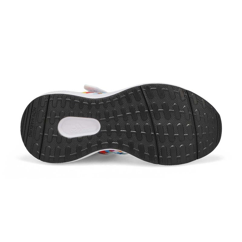 Kids' FortaRun 2.0 EL K Sneaker - White/Black/Green