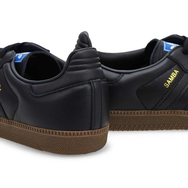 Men's Samba OG Lace Up Sneaker - Black/Black/Gum