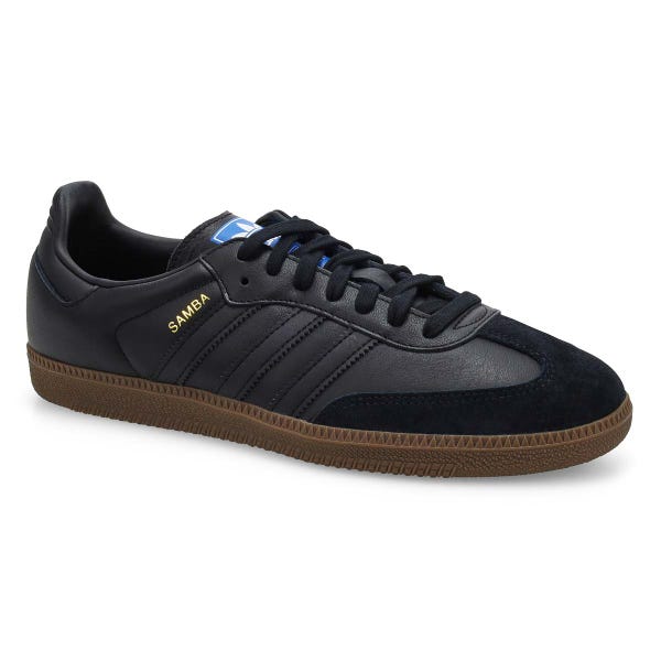 Men's Samba OG Lace Up Sneaker - Black/Black/Gum