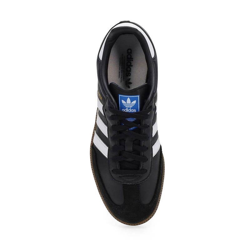 Kids'  Samba OG J Lace Up Sneaker - Black/White/Gum