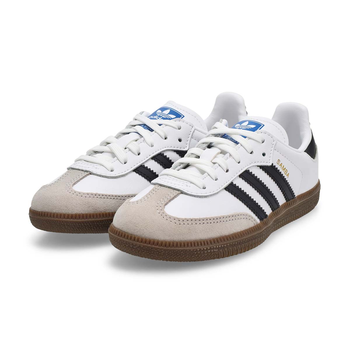 新品19cm  SAMBA OG C Adidas Kids' Samba OG C Lace Up Sneaker - Wh | SoftMoc.com