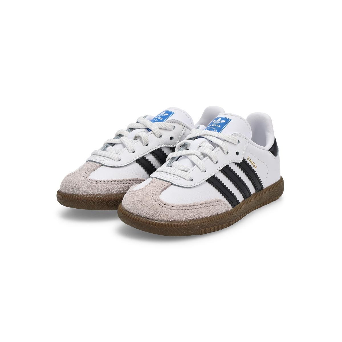 Infants'  Samba OG Lace Up Sneaker - White/Black/G