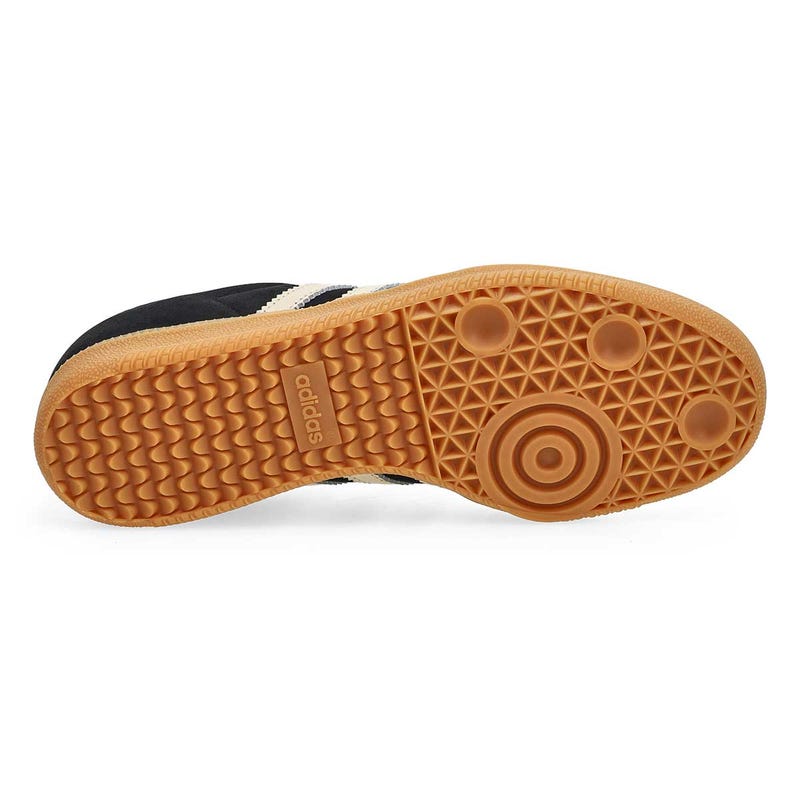 Women's  Samba OG Lace Up Sneaker -Black/Wonder White/Silver Metallic