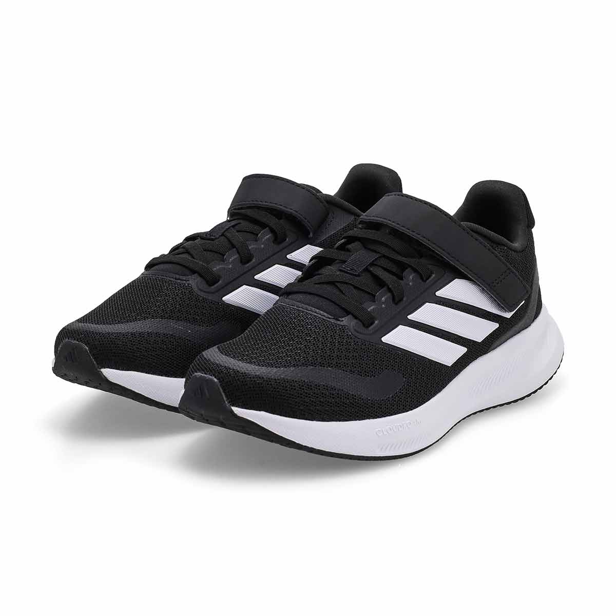 Baskets RUNFALCON 5 EL C, noir/blanc/blanc, enfant