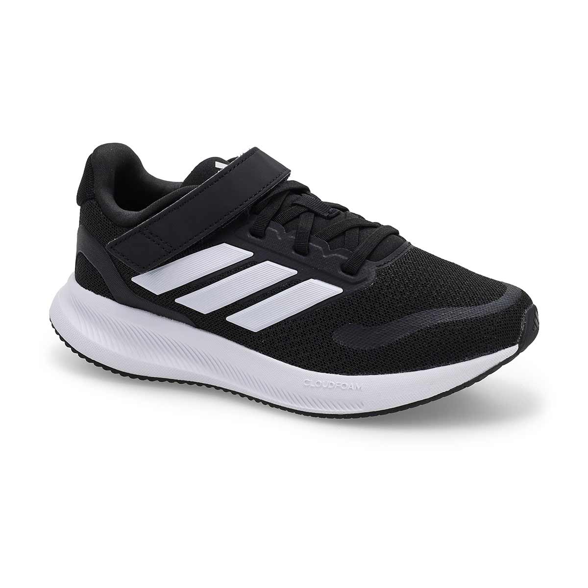 Baskets RUNFALCON 5 EL C, noir/blanc/blanc, enfants