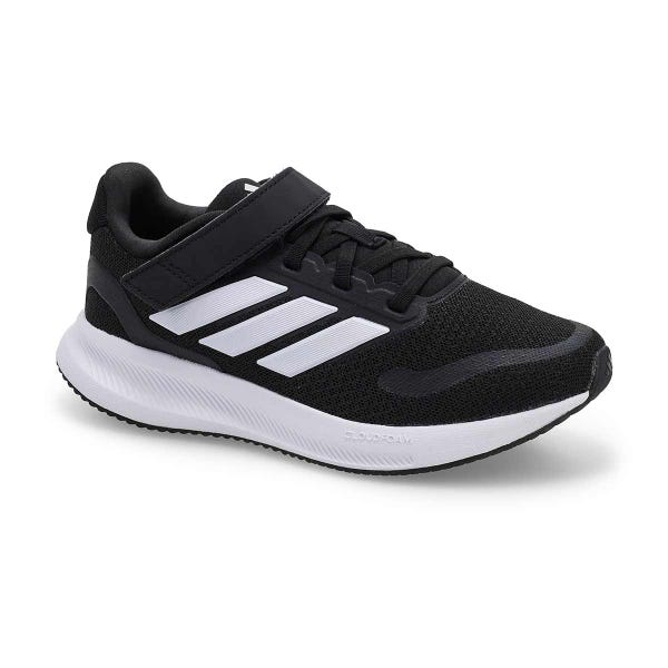 Baskets RUNFALCON 5 EL C, noir/blanc/blanc, enfants