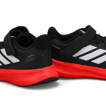Kids'  Runfalcon 5 EL EL C Sneaker - Black/White/R