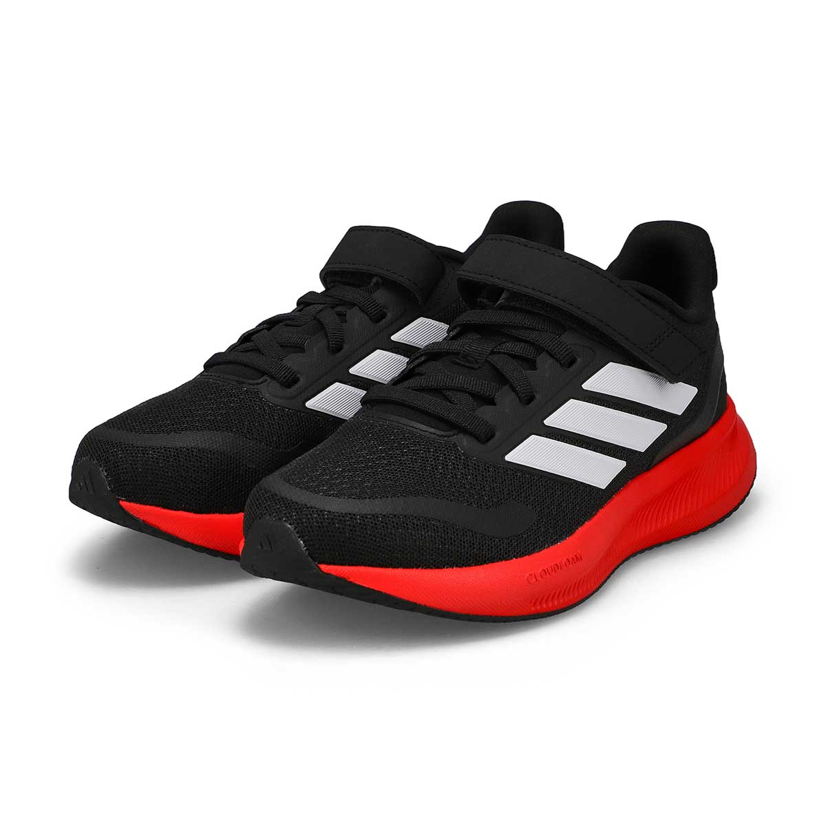 Kids'  Runfalcon 5 EL EL C Sneaker - Black/White/Red
