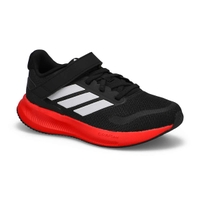 Kids'  Runfalcon 5 EL EL C Sneaker - Black/White/Red