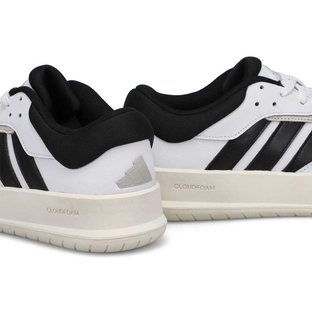 Baskets à lacets COURT 24, blanc/noir/blanc, hommes