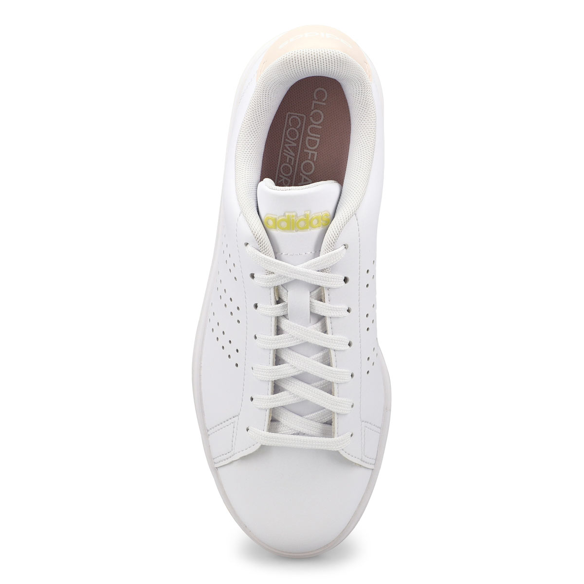 Baskets décontractées ADVANTAGE 2.0, blanc/mastic mauve/or métallisé, femmes