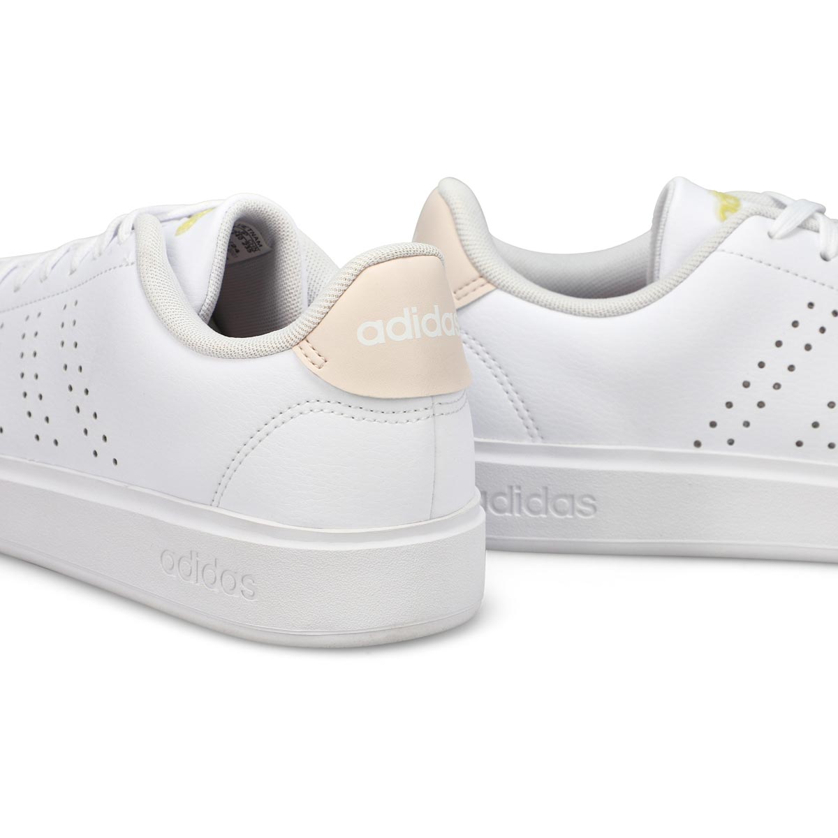 Baskets décontractées ADVANTAGE 2.0, blanc/mastic mauve/or métallisé, femmes