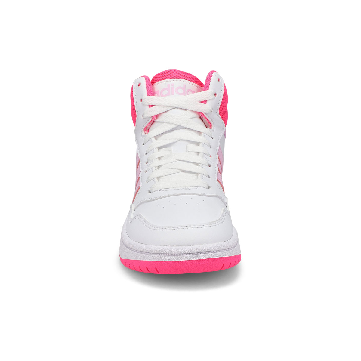 Girls' Hoops Mid 3.0 K Sneaker - White/Pink