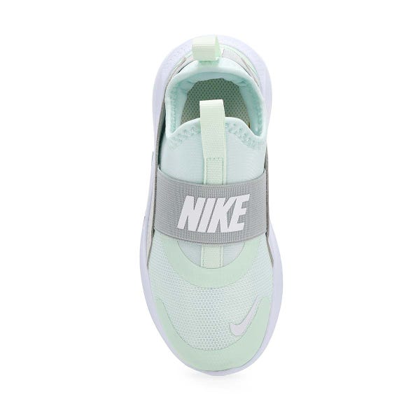 Kids'  Flex Runner 4 PS Pull On Sneaker - Barely Green/Light Silver/Photon Dust