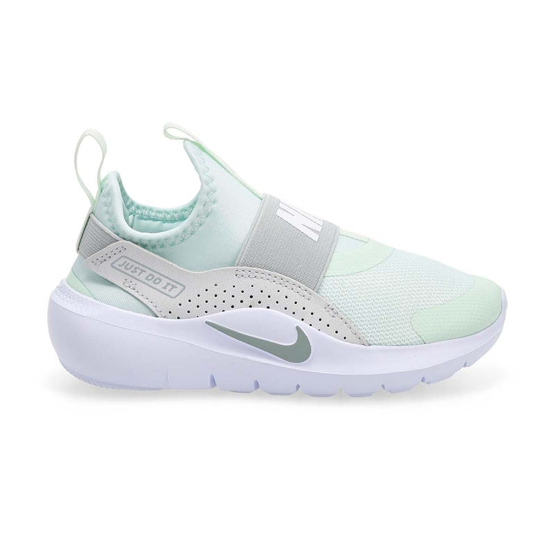Kids'  Flex Runner 4 PS Pull On Sneaker - Barely Green/Light Silver/Photon Dust