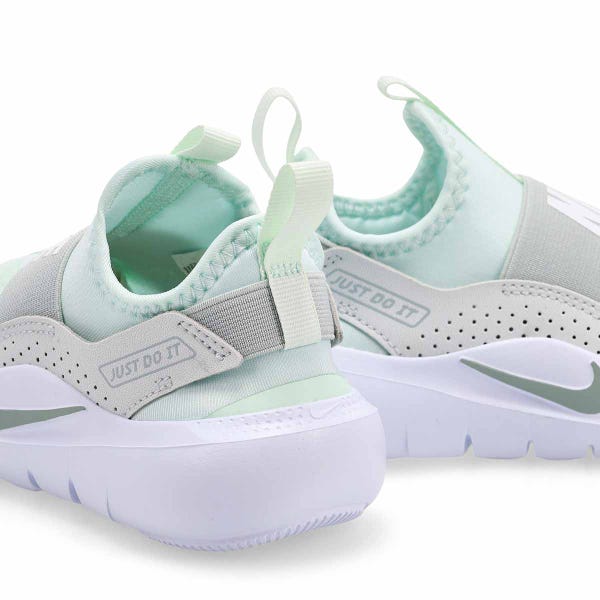 Kids'  Flex Runner 4 PS Pull On Sneaker - Barely Green/Light Silver/Photon Dust