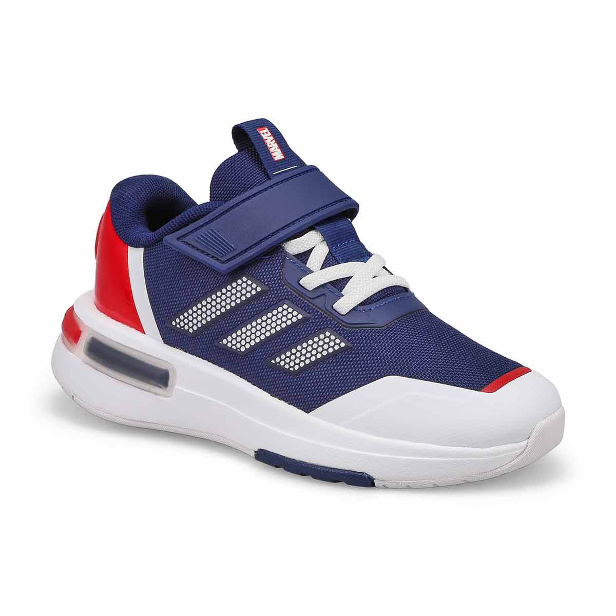 Kids' Marvel Cap Racer EL K Sneaker - Blue/ White