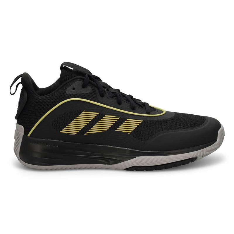 Men's Own The Game 3.0 Basketball Sneaker - Black/Gold Metallic/Solid Grey