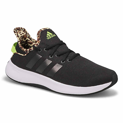 Lds Cloudfoam Pure Sneaker - Black/Lime