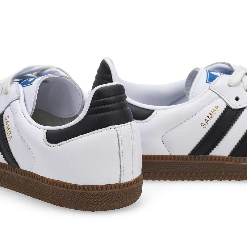 Women's  Samba OG Lace Up Sneaker -White/Core Black/Clear Granite