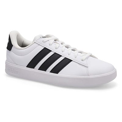 Mns Grand Court 3.0 Lace Up Sneaker - White/Black/White