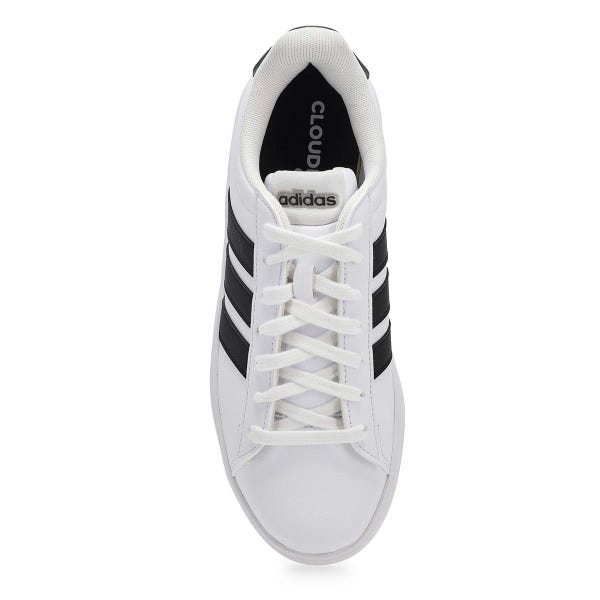 Women's Grand Court 3.0 Lace Up Sneaker - White/Black