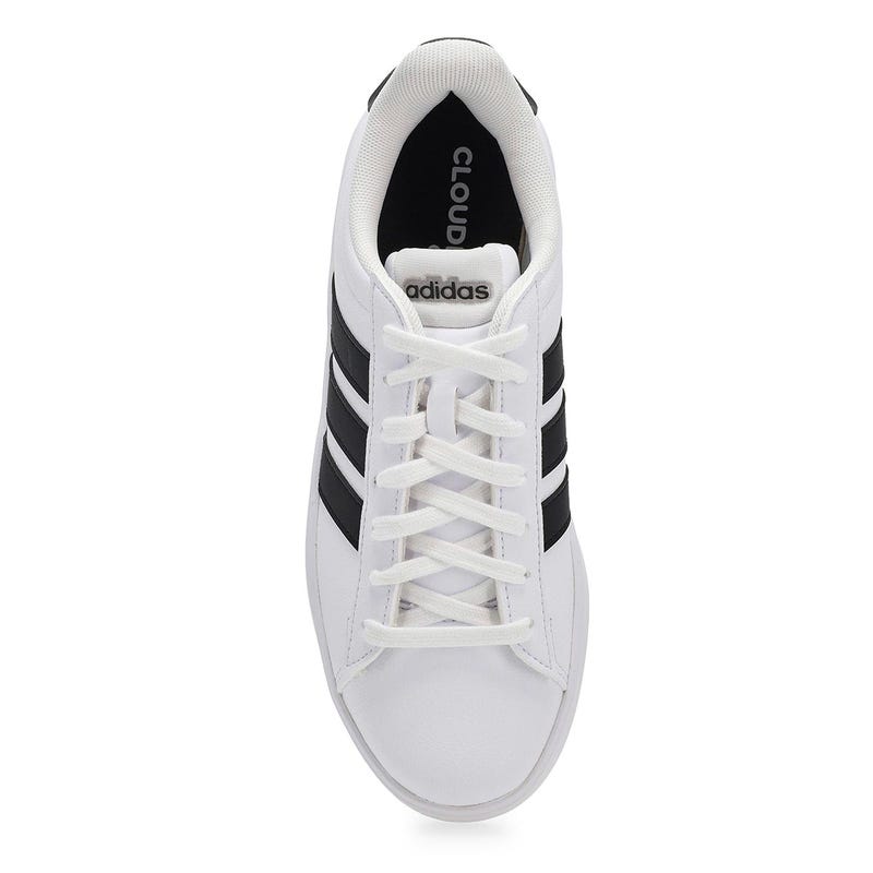 Women's Grand Court 3.0 Lace Up Sneaker - White/Black