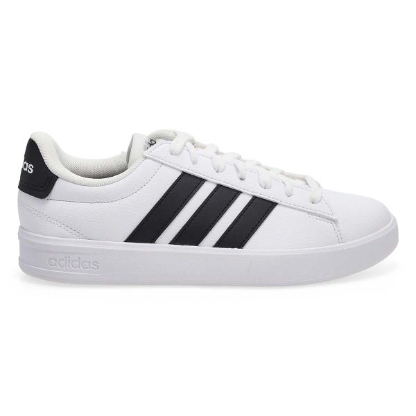 Women's Grand Court 3.0 Lace Up Sneaker - White/Black