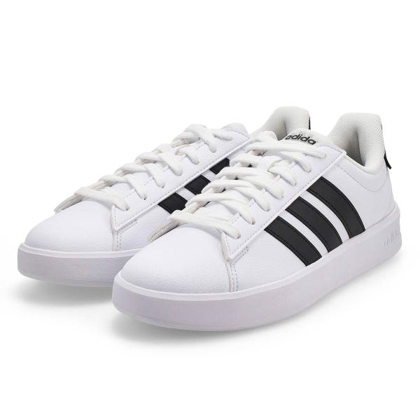 Women's Grand Court 3.0 Lace Up Sneaker - White/Black