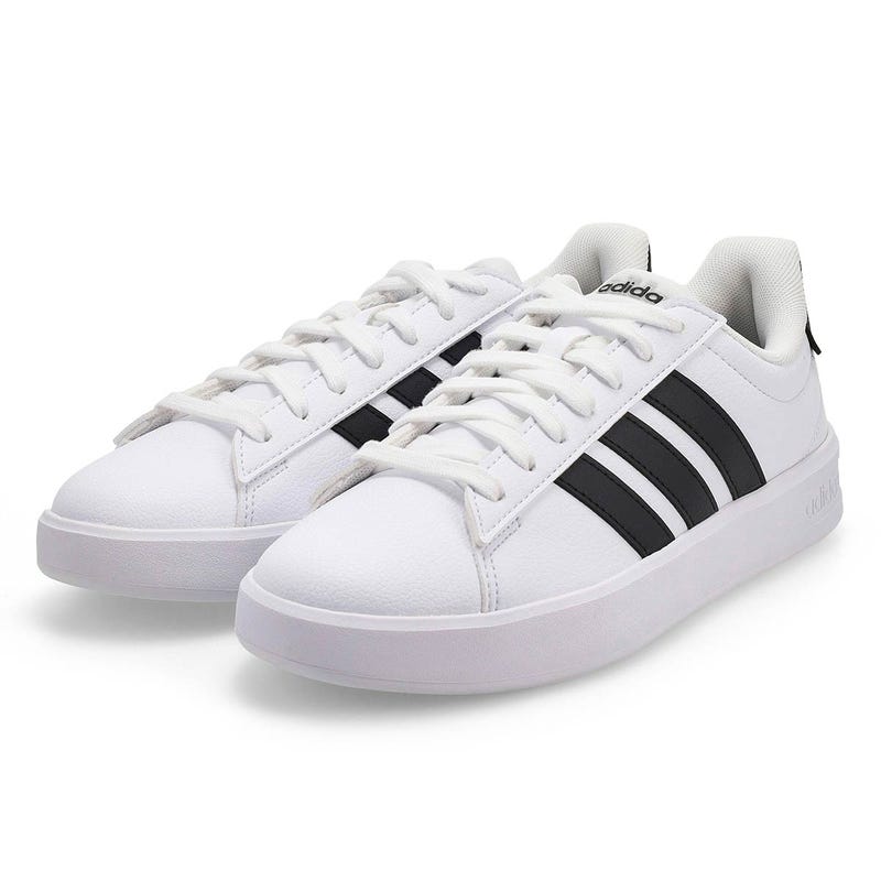 Women's Grand Court 3.0 Lace Up Sneaker - White/Black
