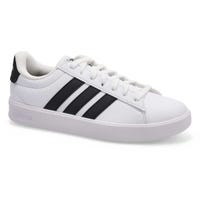 Women's Grand Court 3.0 Lace Up Sneaker - White/Black