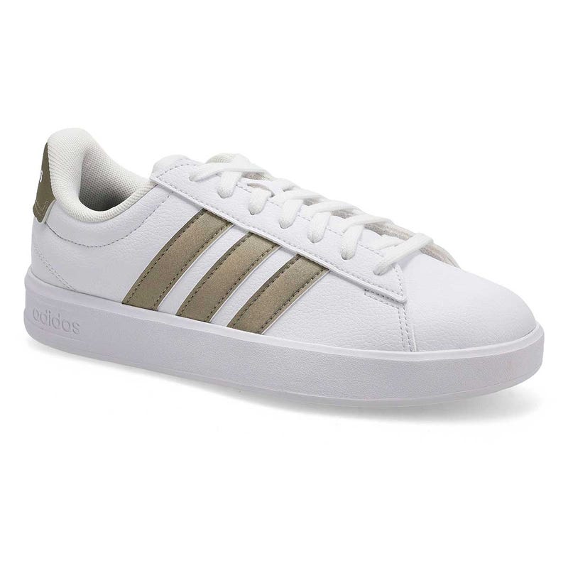 Women's Grand Court 3.0 Lace Up Sneaker - White/Metallic