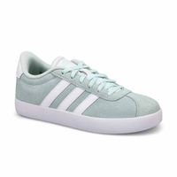 Kids' VL Court 3.0 Lace Up Sneaker - Mint/White/Black