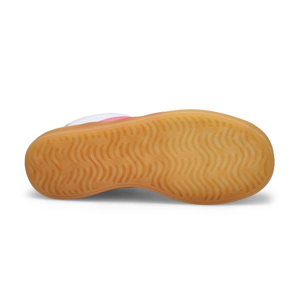 Baskets à lacets VL COURT 3.0, blanc fleur/rose/alumine, filles