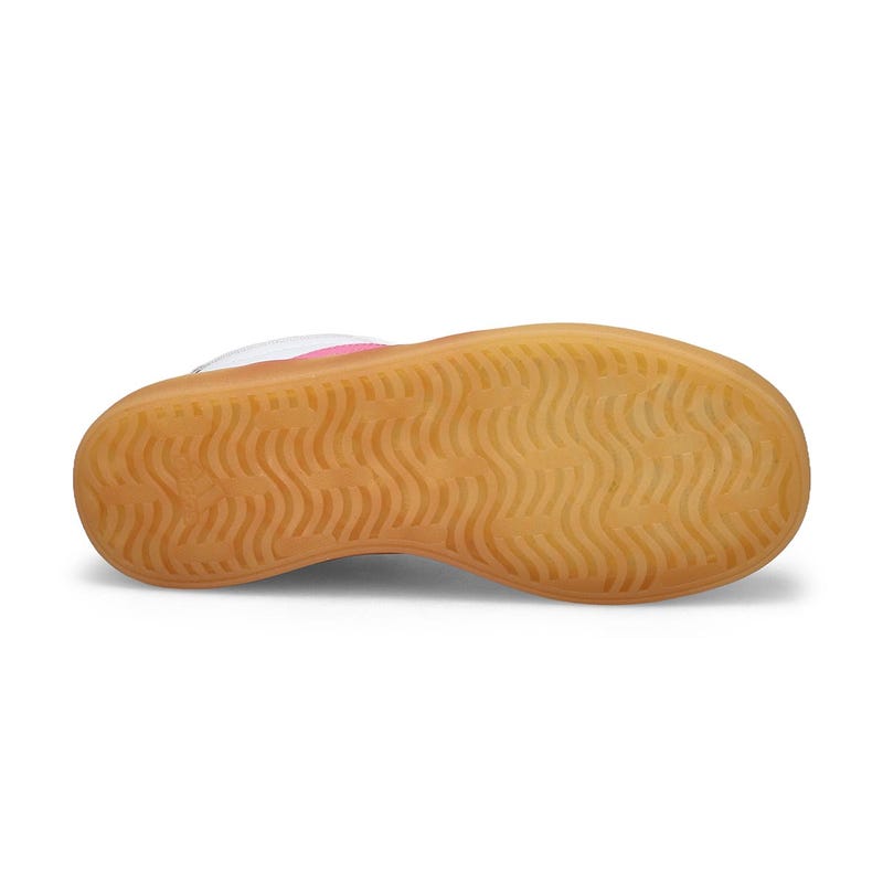 Baskets à lacets VL COURT 3.0, blanc fleur/rose/alumine, filles