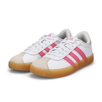 Baskets à lacets VL COURT 3.0, blanc fleur/rose/al