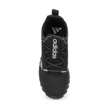 Boys' Kaptir 3 Stripe K Sneaker - Black/Silver