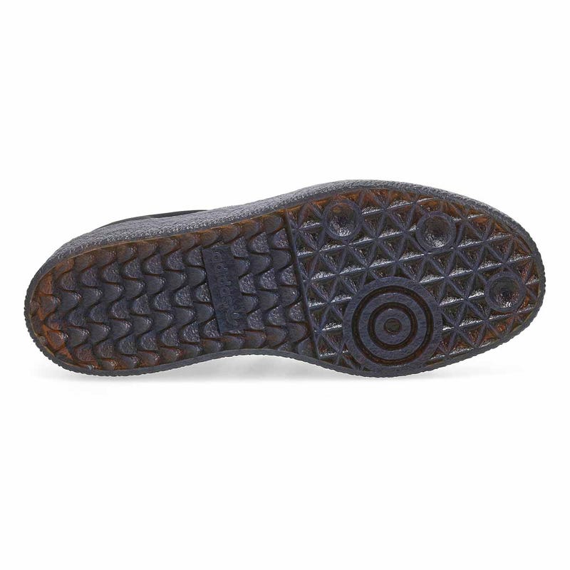 Chaussures lacées Sambae pour femmes - Noir/Bleu métallisé/Blanc gomme