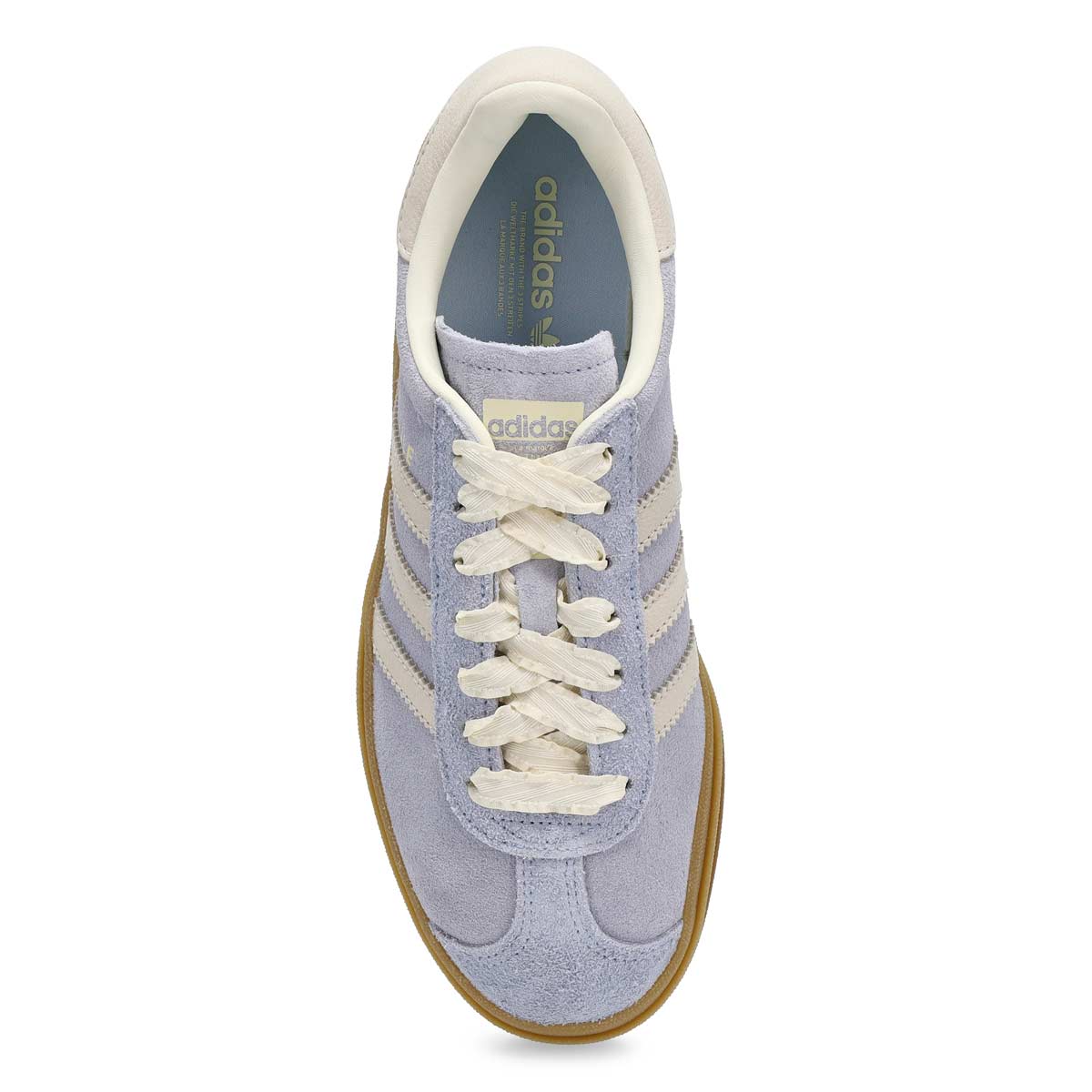 Baskets  plateforme GAZELLE BOLD, rose/blanc cass