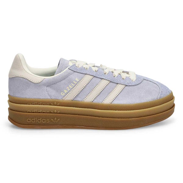 Women's Gazelle Bold Platform Sneaker - Crystal Sky/Pearl/Gold Metallic