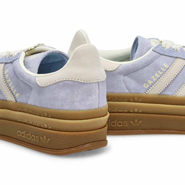 Women's Gazelle Bold Platform Sneaker - Crystal Sky/Pearl/Gold Metallic