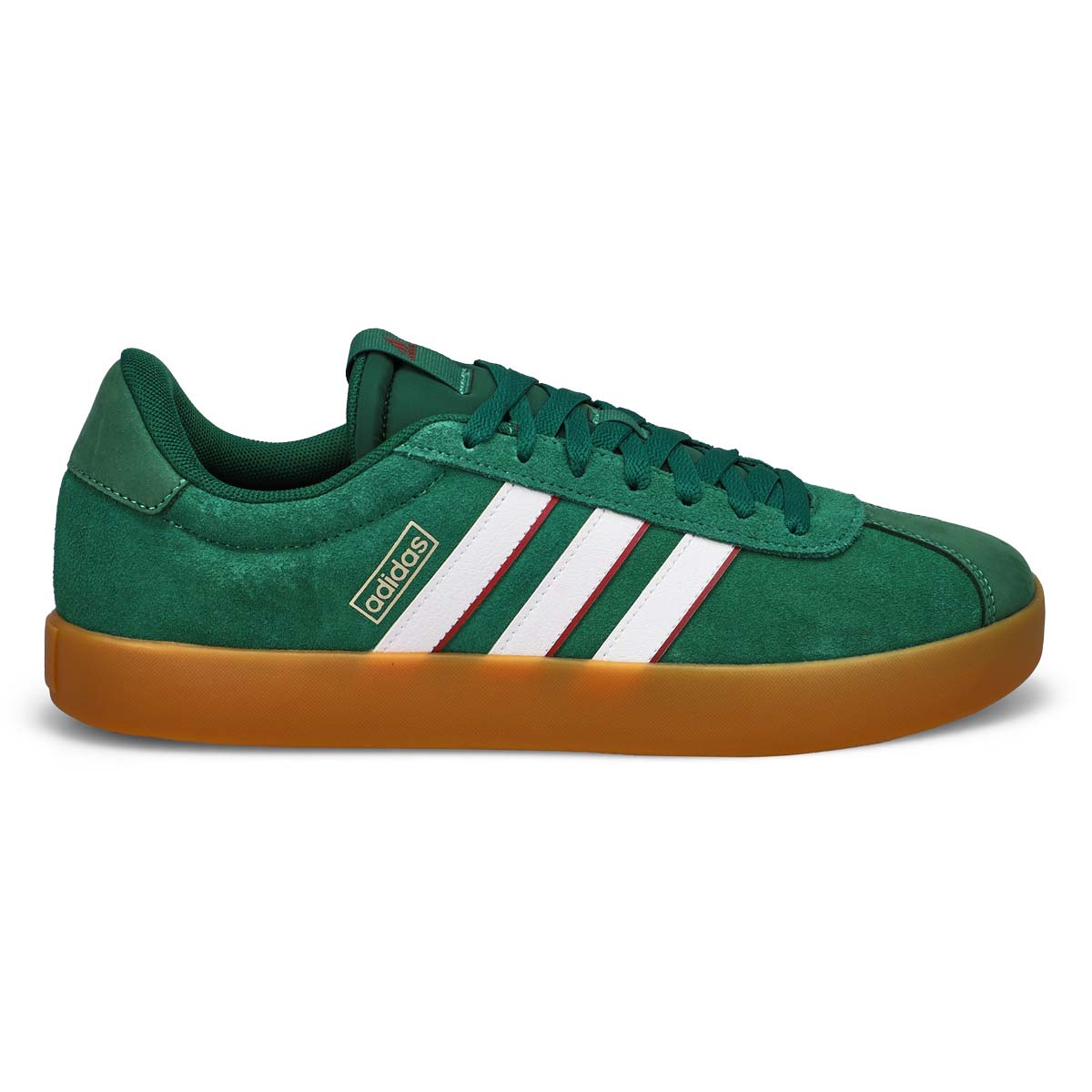 Men's VL Court 3.0 Lace Up Sneaker - Dark Green/White/Burgundy