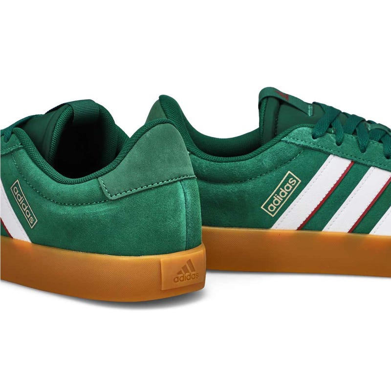 Baskets à lacets VL COURT 3.0, vert foncé/blanc/bordeaux, hommes