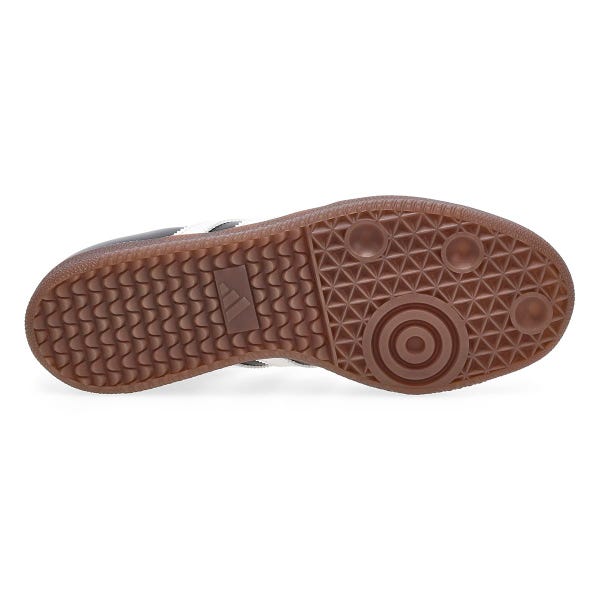 Espadrille à lacets unisexe Samba - Noir/Blanc/Rouge vif