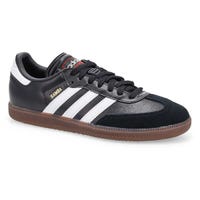 Espadrille à lacets unisexe Samba - Noir/Blanc/Rouge vif
