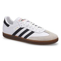 Espadrille unisexe à lacets Samba - Blanc/Noir