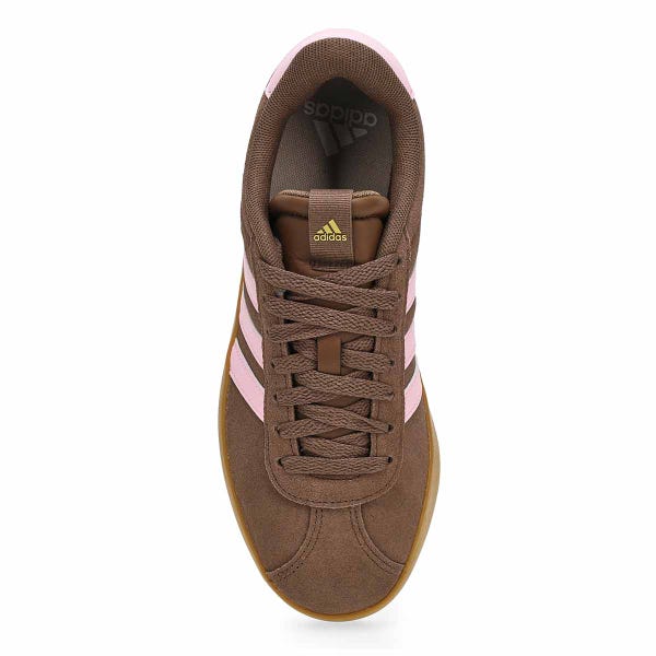 Women's VL Court 3.0 Lace Up Sneaker - Earth Strata/Clear Pink/Gold Metallic
