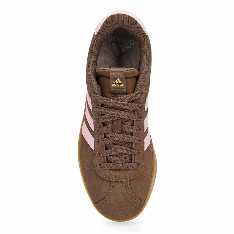 Women's VL Court 3.0 Lace Up Sneaker - Earth Strata/Clear Pink/Gold Metallic