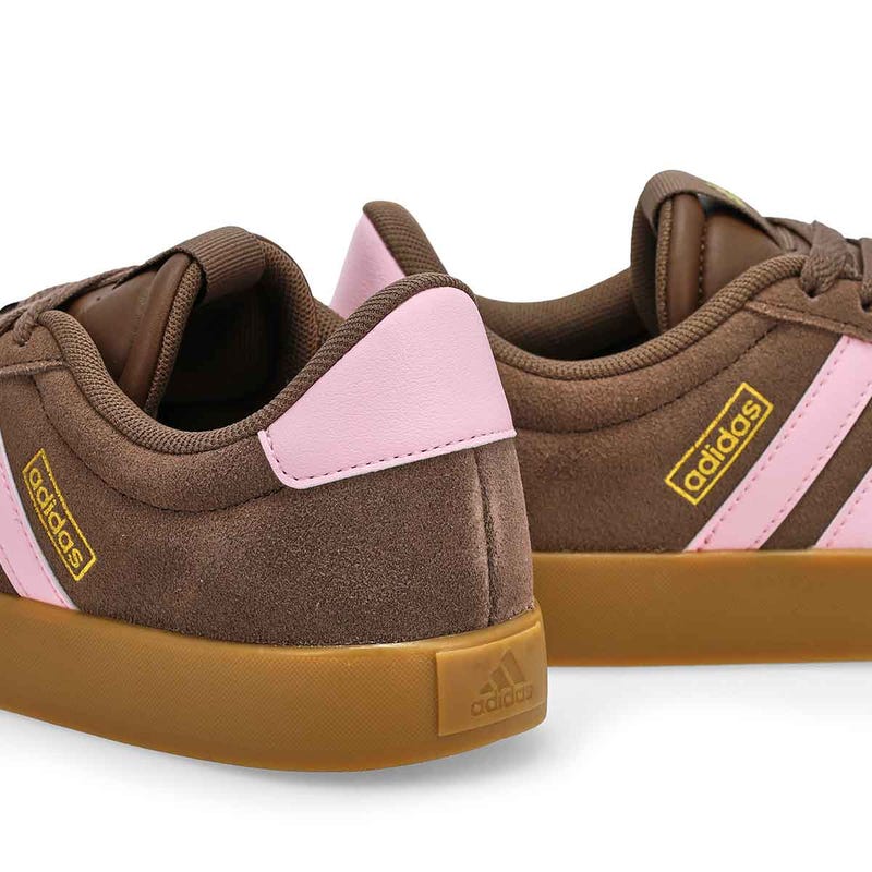 Women's VL Court 3.0 Lace Up Sneaker - Earth Strata/Clear Pink/Gold Metallic