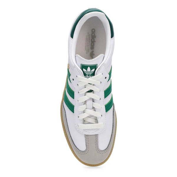 Women's Samba OG Lace Up Sneaker -White/Bold Green/Green